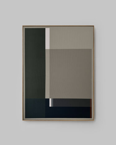 Manuela Guidarini, Composition in green no.1, Acrylic on canvas, 100 x 80 cm © The Artist