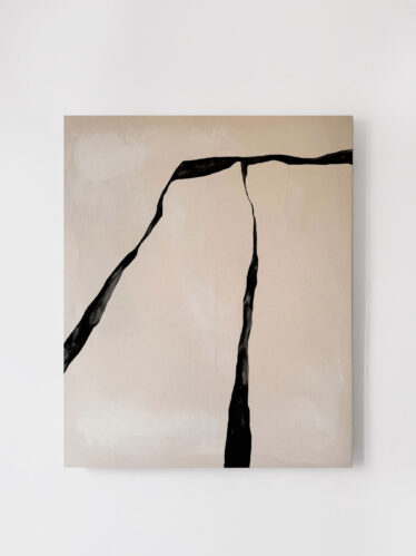 Alicia Gimeno, Form & Line 7, Mixed Medium on Canvas, ca. 122 cm x 99 cm © The Artist, Image Courtesy Escat Gallery