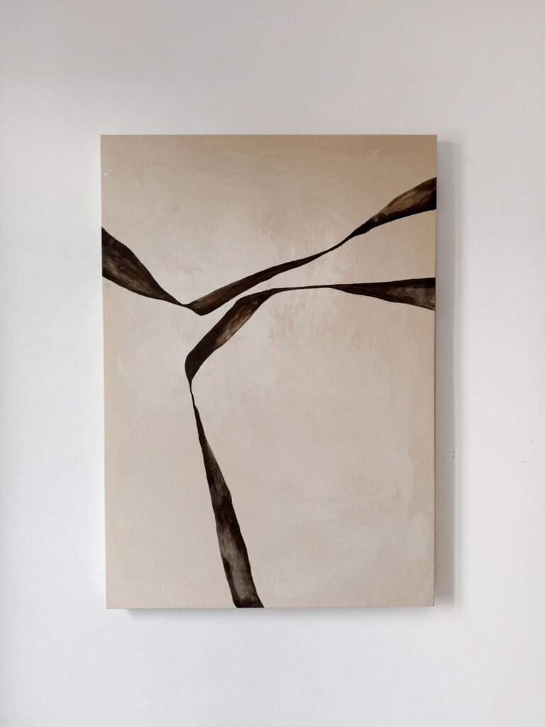 Alicia Gimeno, 141124, 2024, Acrylic on canvas, 118 × 83 × 4 cm © The Artist, Image Courtesy Escat Gallery