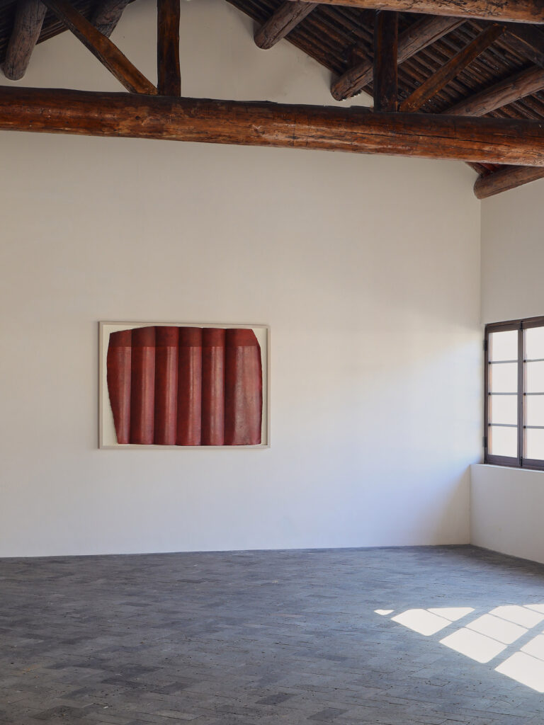 Installation View of "One Pencil Only" by Lucinda Burgess on view at Space of Time Gallery © Courtesy of Space of Time Gallery, Photo by Pan Shaofan