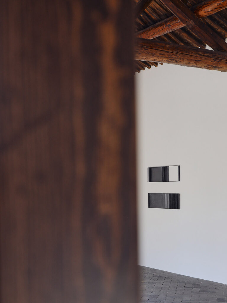 Installation View of "One Pencil Only" by Lucinda Burgess on view at Space of Time Gallery © Courtesy of Space of Time Gallery, Photo by Pan Shaofan