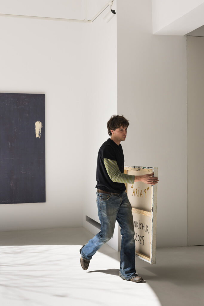 Installation View of "Abstract Poems" by Enrich R. at Alzueta Gallery Turó, April 2025 © The Artist, Image Courtesy Alzueta Gallery