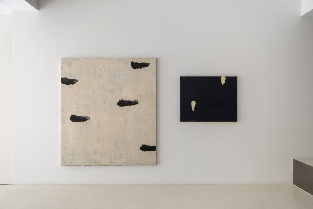 Installation View of "Abstract Poems" by Enrich R. at Alzueta Gallery Turó, April 2025 © The Artist, Image Courtesy Alzueta Gallery
