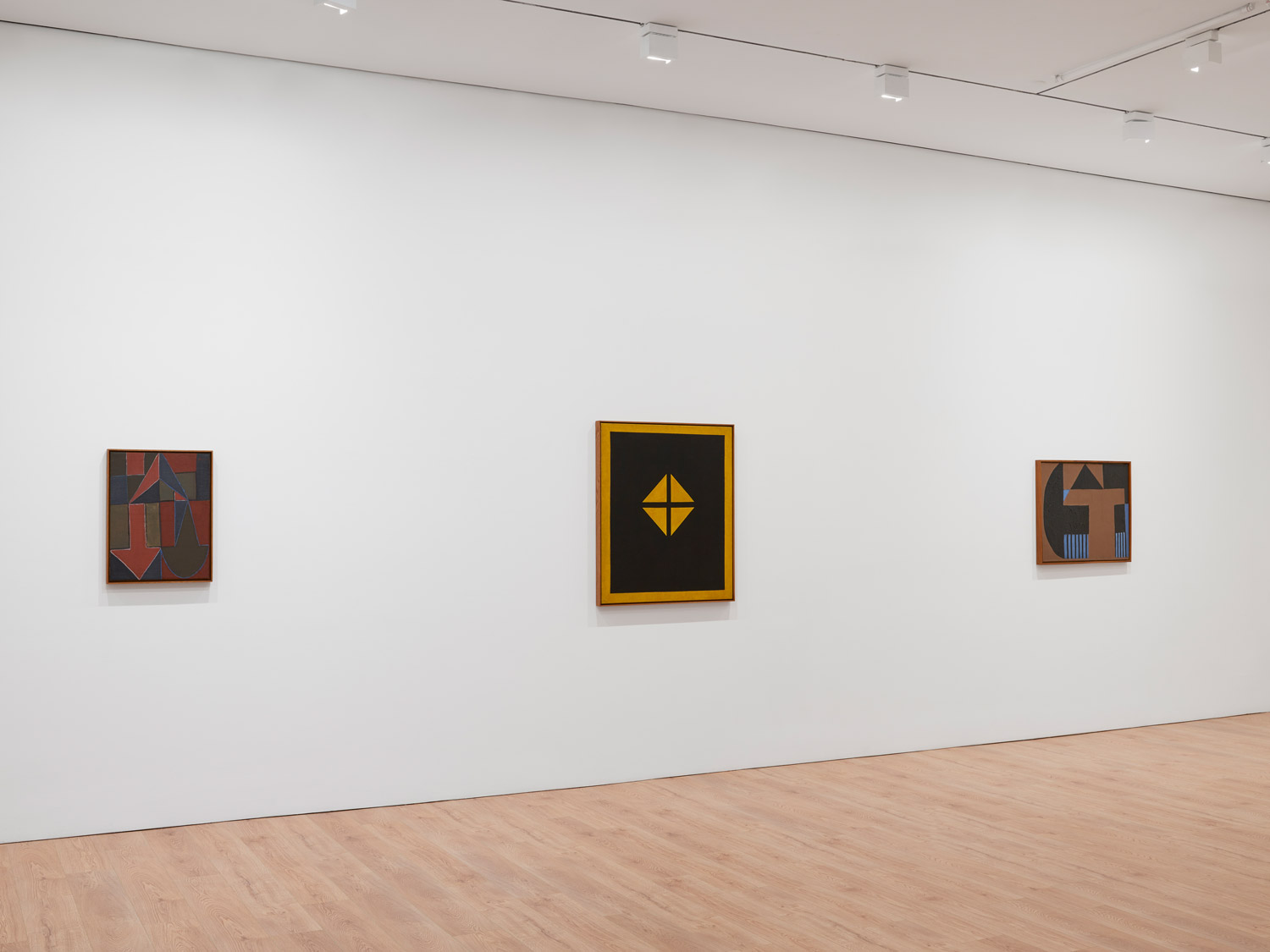 Exhibition view of ‘Carmen Herrera: The Paris Years, 1948 – 1953’ at Lisson Gallery, New York, 1 May – 1 August 2025 © Carmen Herrera, Courtesy Lisson Gallery