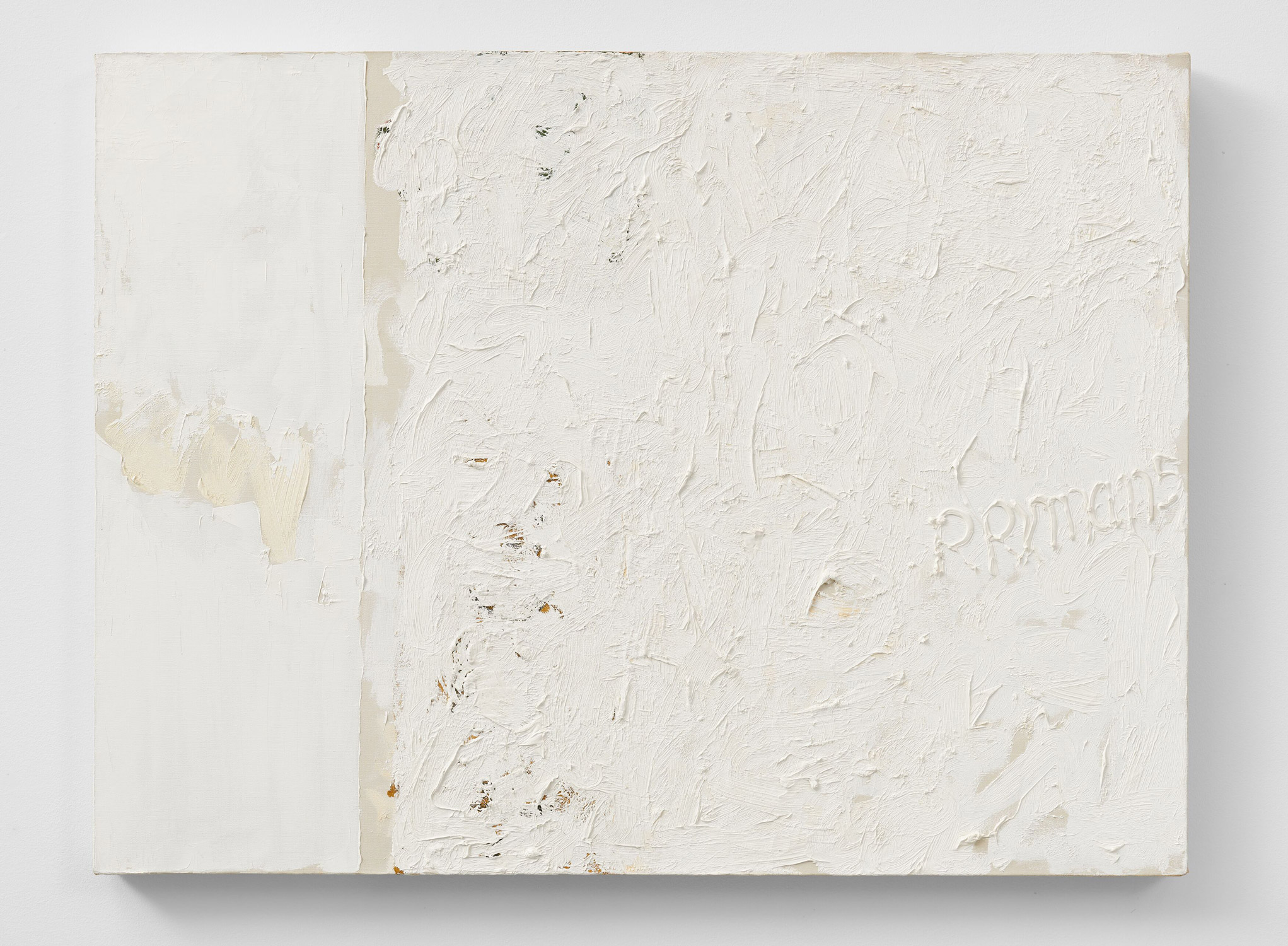 Robert Ryman, Untitled, 1959, Oil on stretched cotton canvas, 88.3 x 112 cm / 34 3/4 x 44 1/8 inches © 2025, ProLitteris, Zurich, Photo: Jon Etter