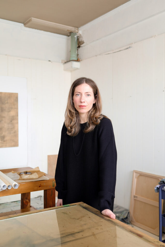 Krista Mezzadri in her studio.