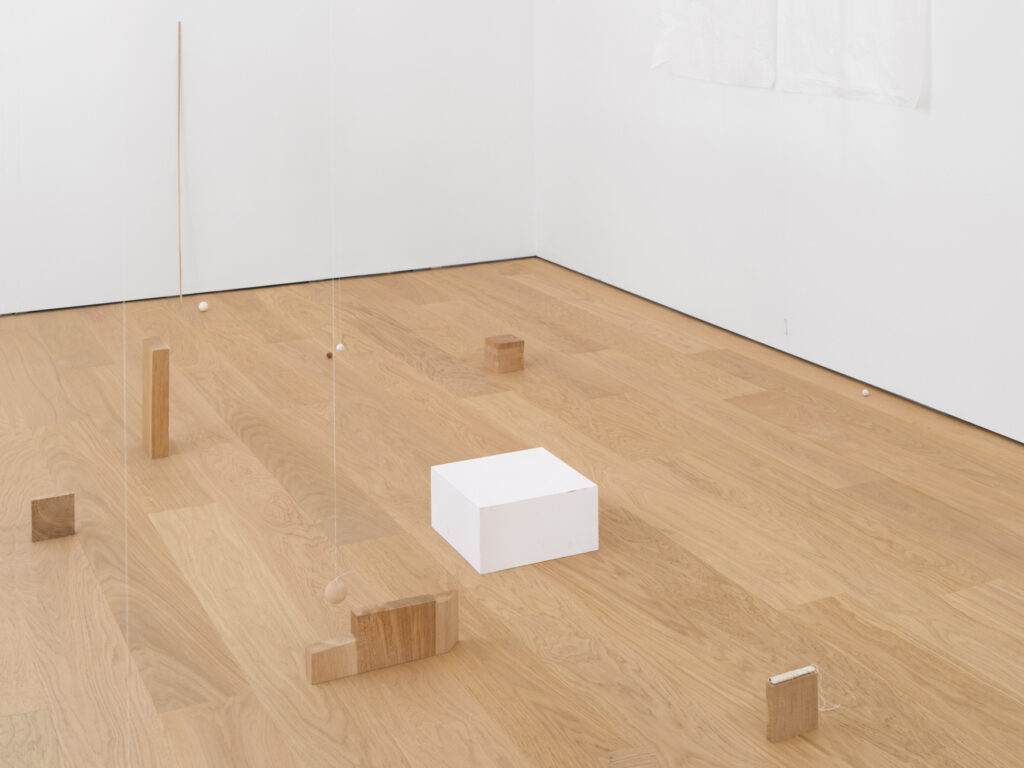 Fernanda Gomes (13 September – 25 October 2025), installation view, Peter Freeman, Inc., Paris. Photography by Aurélien Mole. Courtesy the artist / Peter Freeman, Inc. and Galerie Peter Kilchmann. © Fernanda Gomes, 2025.