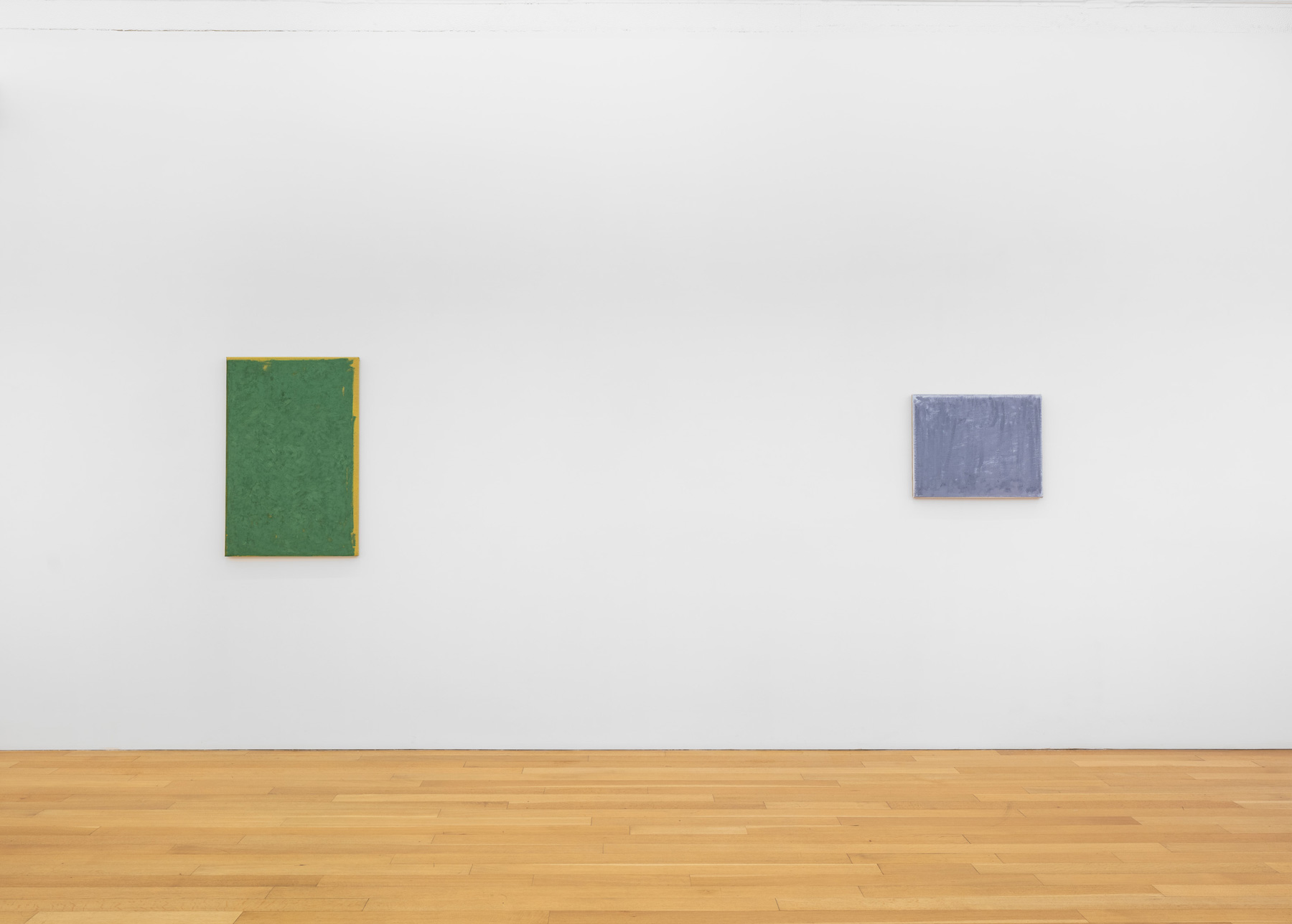 Installation View of "Pink Dust" by John Zurier at Peter Blum Gallery New York, 2025 © The Artist, Image Courtesy Peter Blum Gallery