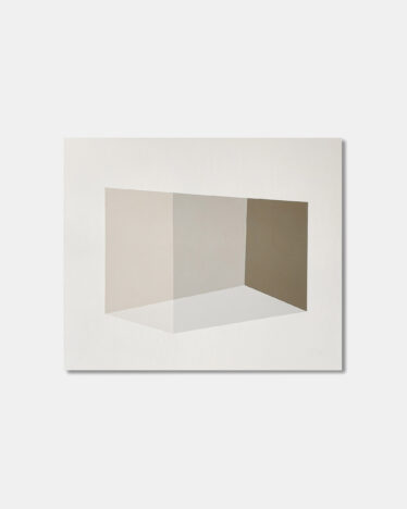 Carolin Kreutzer, Shift I, 2025, Acrylic on cotton canvas, 100 × 120 × 4 cm © The Artist