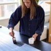 Line Nilsen in her studio. Photography by Reece Straw
