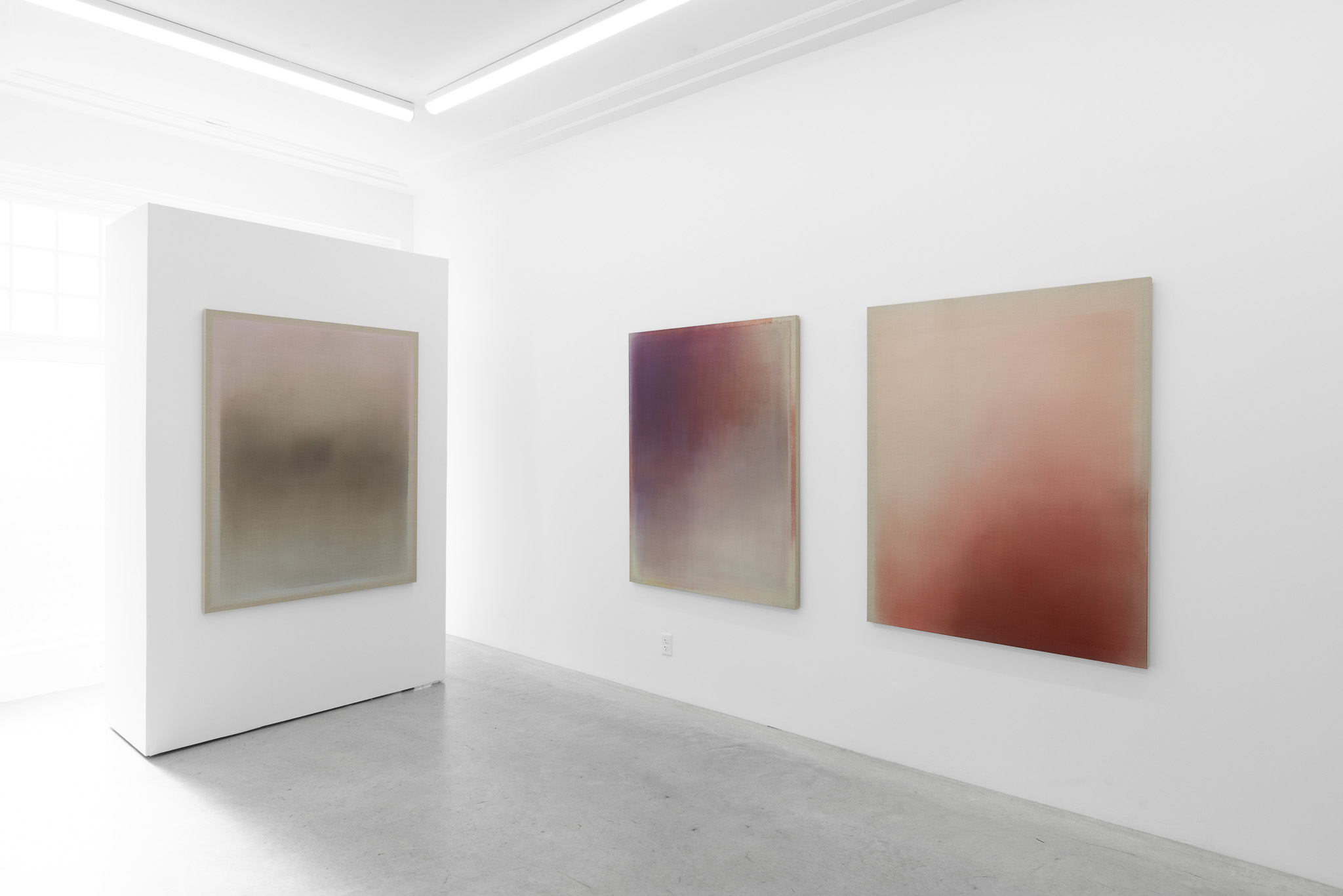 Installation View of 'Soft Landing' with Marisa Purcell and Ashley Lyon at ARDEN + WHITE GALLERY in New Canaan, 2025 © The Artists, Image Courtesy ARDEN + WHITE GALLERY, Photo by Cas Friese