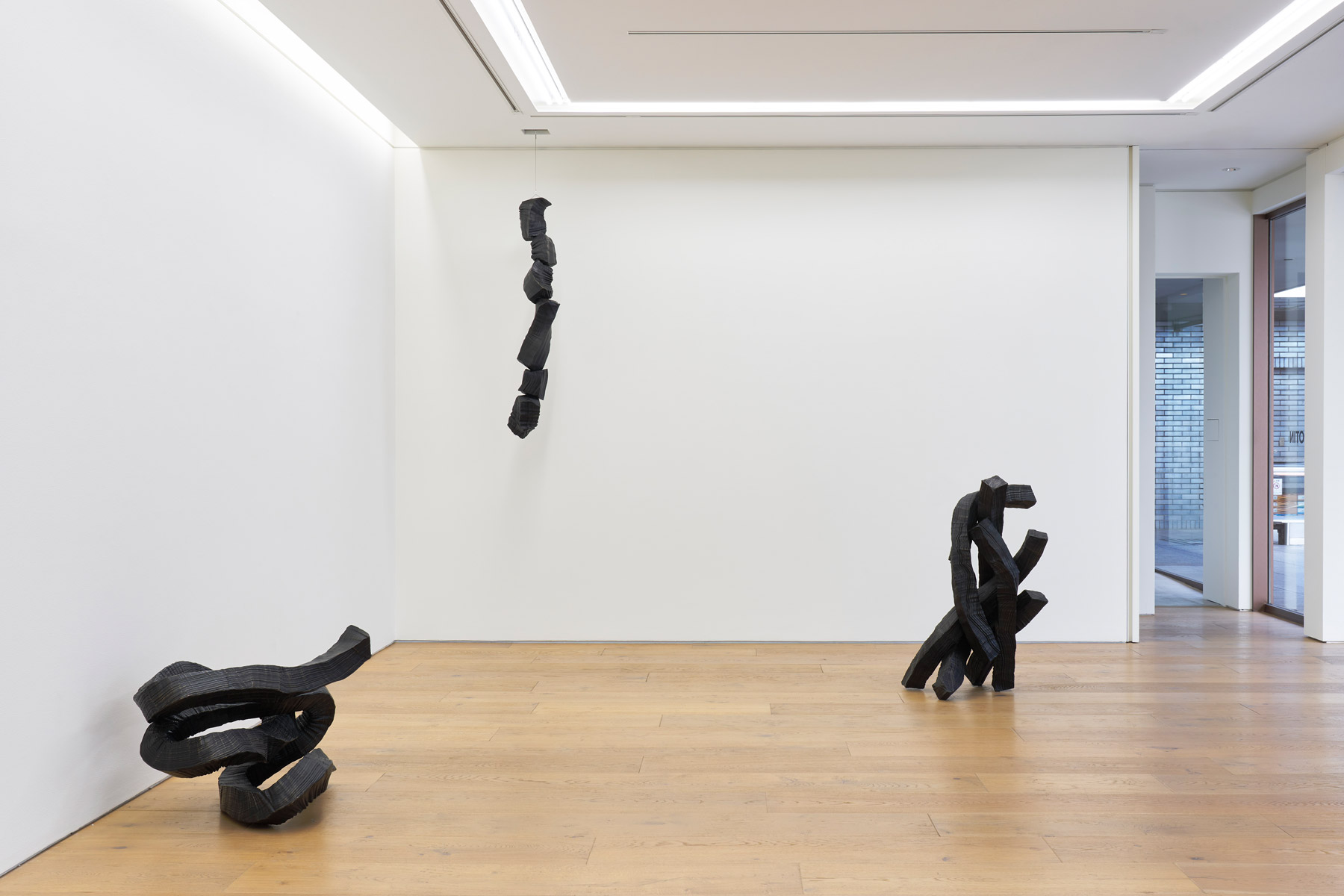 View of the exhibition "The In-Between" at Perrotin Tokyo. Photo by Osamu Sakamoto. Courtesy of the artist and Perrotin.