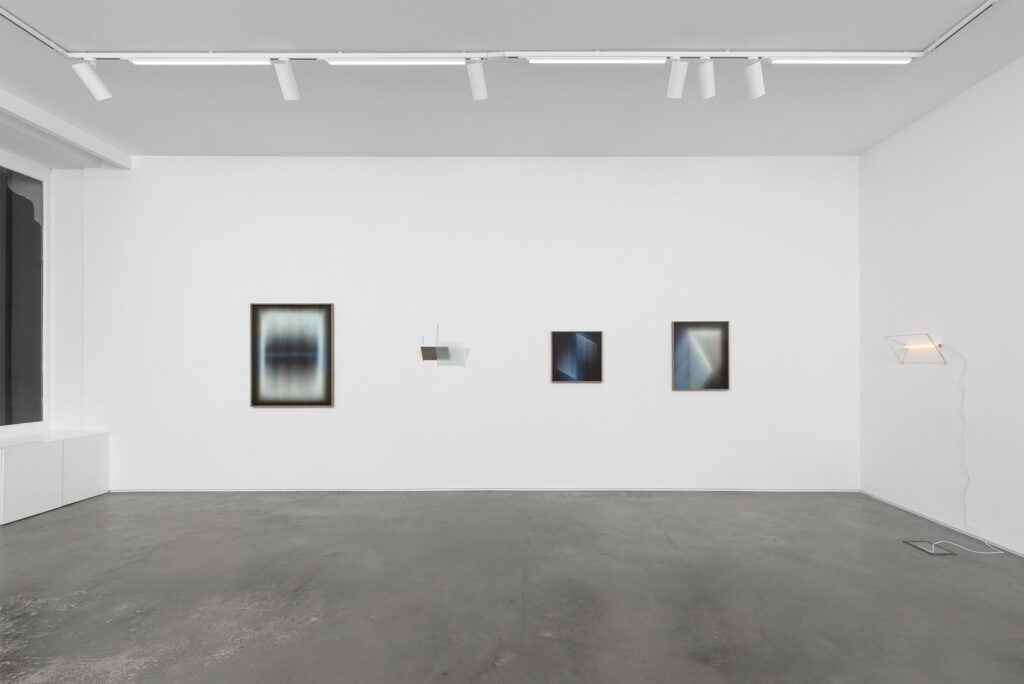 Installation View of "Mirrored Centre" with Dori Deng and Ylva Carlgren at Galerie Bacqueville, Lille © The Artists, Image Courtesy Galerie Bacqueville