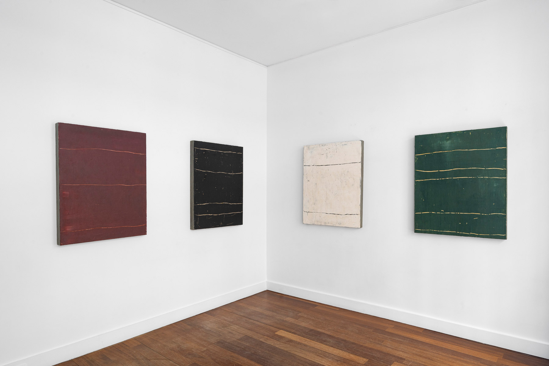 Installation View of "Early lines" by Enrich.R at Alzueta Gallery Paris, 2026 © The Artist, Image Courtesy Alzueta Gallery Paris