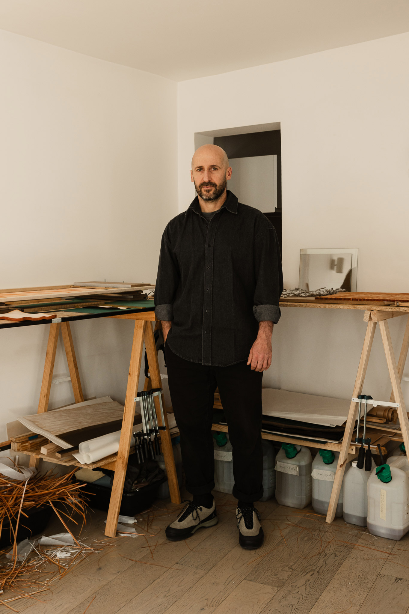 Jean Philippe Lagouarde in his studio © Photography by Nolwenn Pernin