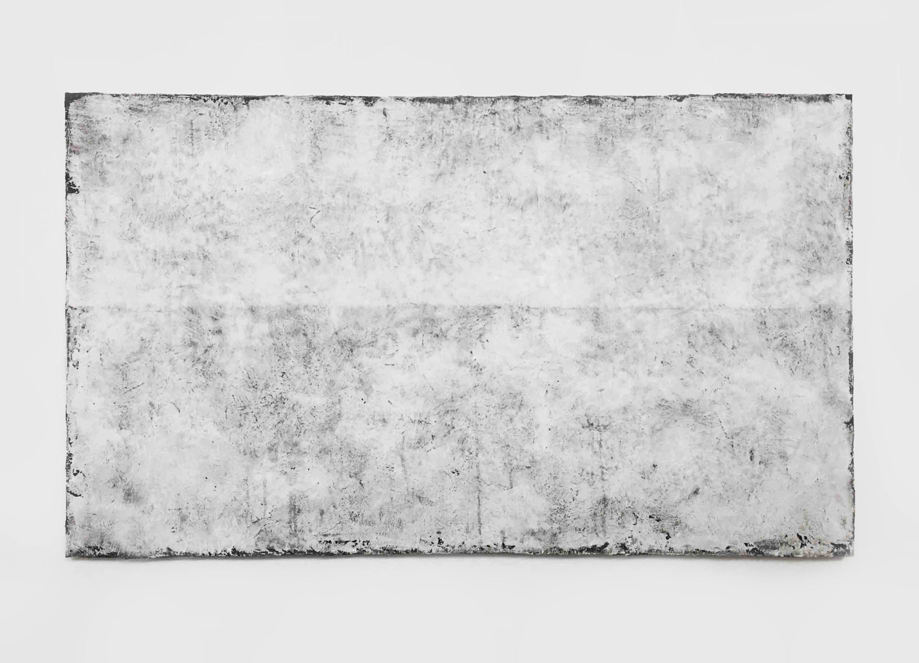 Hideaki Yamanobe, Horizon 2023-1, 2023, Acrylic and sand on nettle, 85x145 cm © The Artist