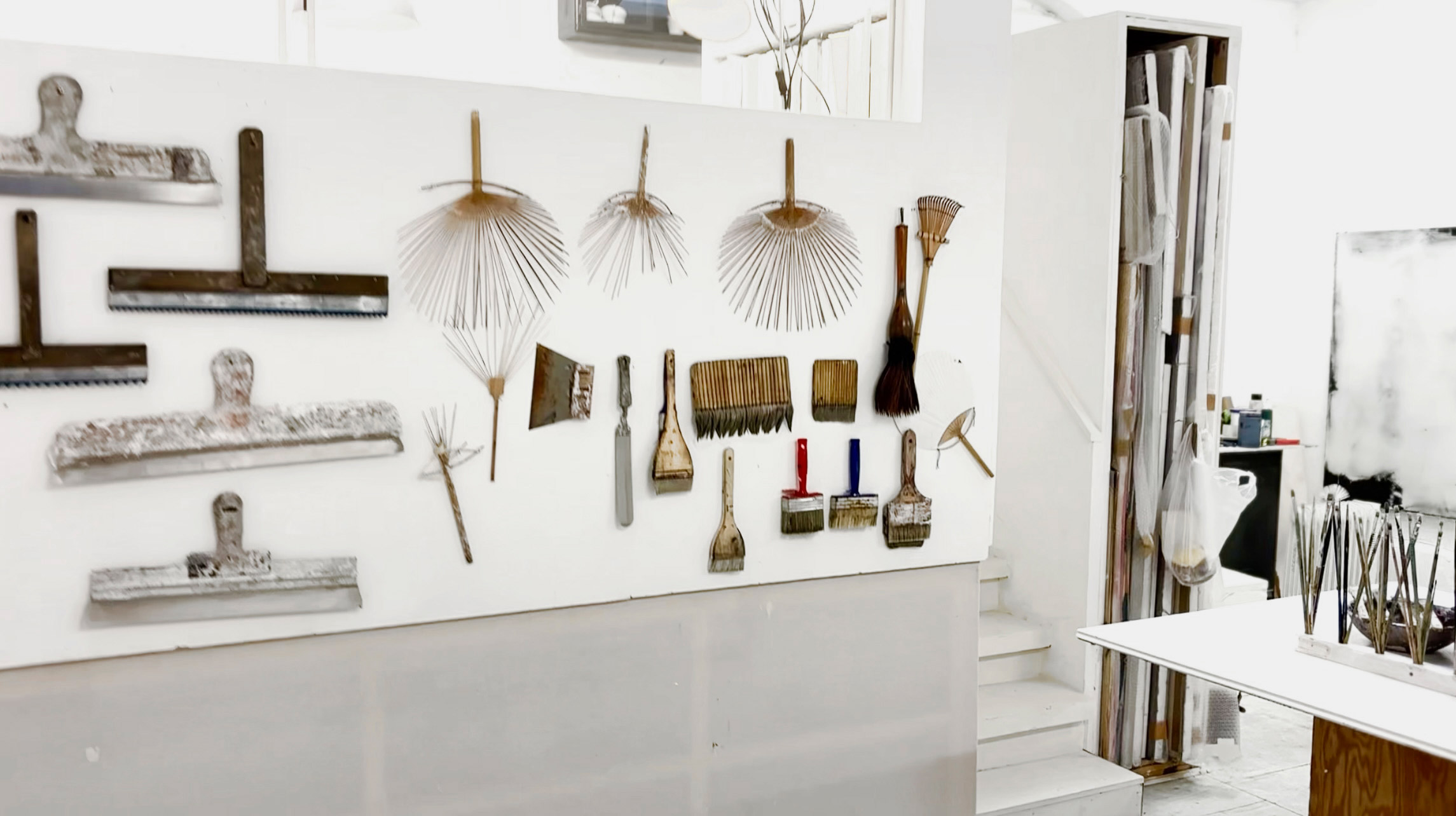 Hideaki Yamanobe's atelier in Cologne.