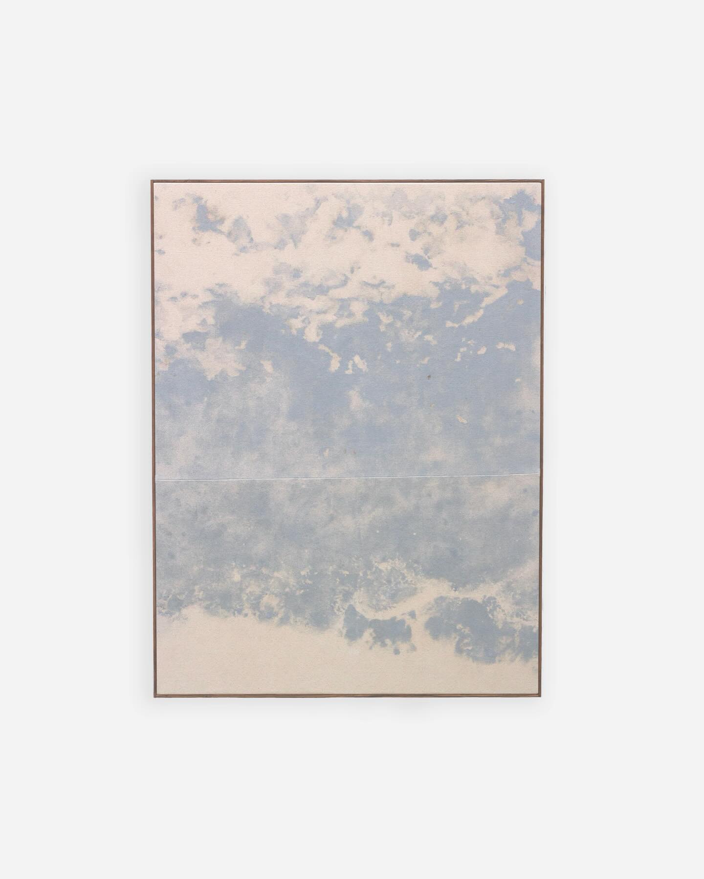 Viktor Kobylianski, Static, 2025, imprinted mineral dust, cotton © The Artist