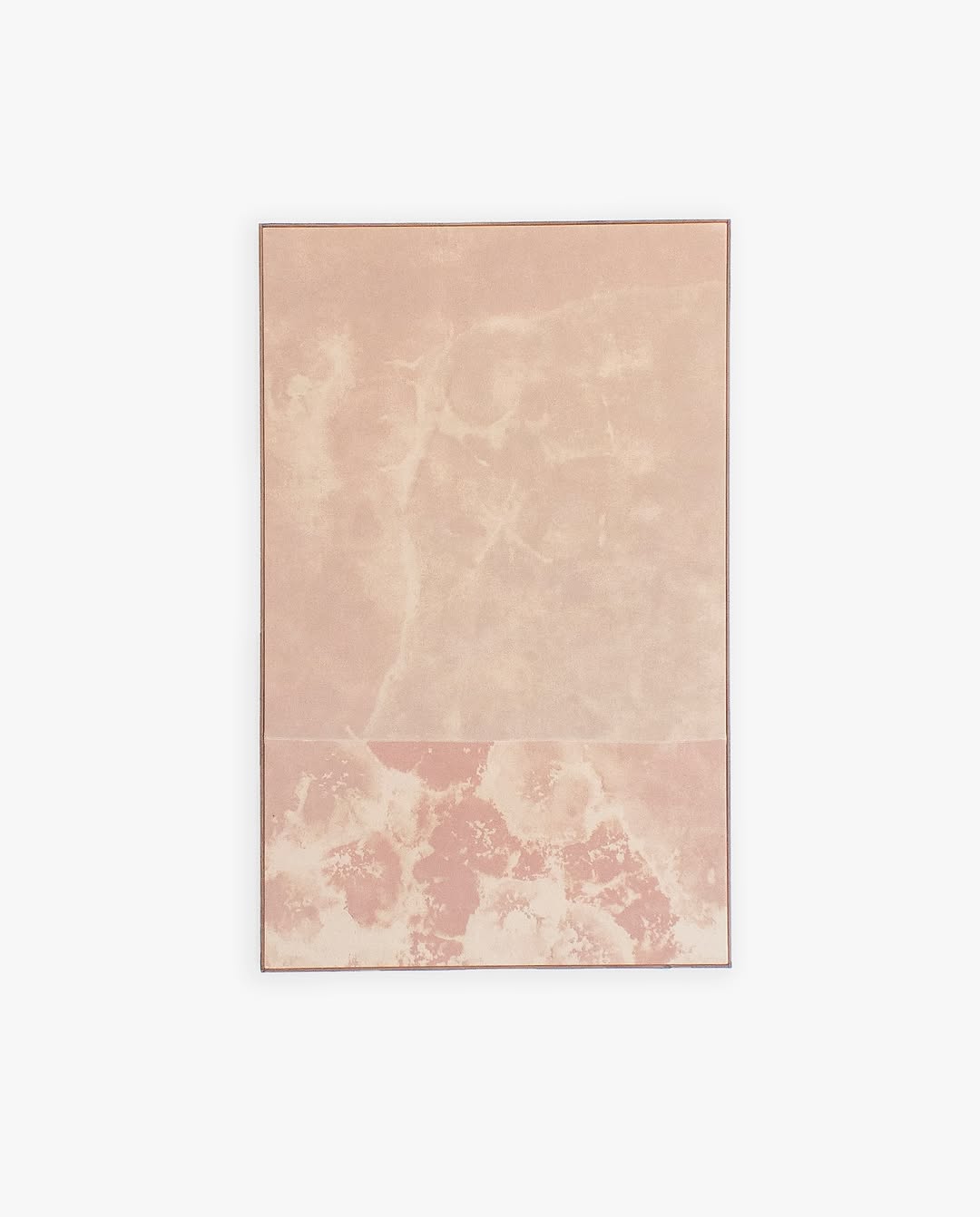 Viktor Kobylianski, Pale intentions, 2025l mineral dust, pigments, cotton, 48 x 30 in (approx. 121,9 × 76,2 cm) © The Artist