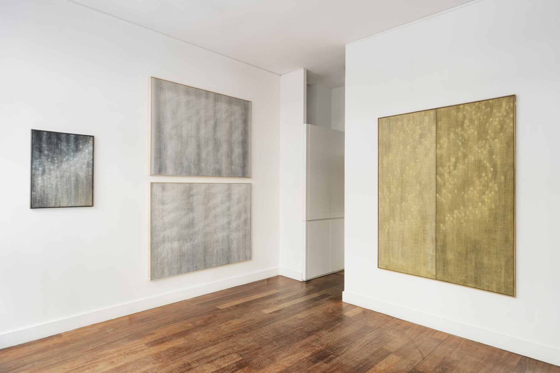 Installation View of 'The Past Remembers You as Memory' by Liam Stevens at Alzueta Gallery Paris, 2026 © The Artist, Image Courtesy Alzueta Gallery