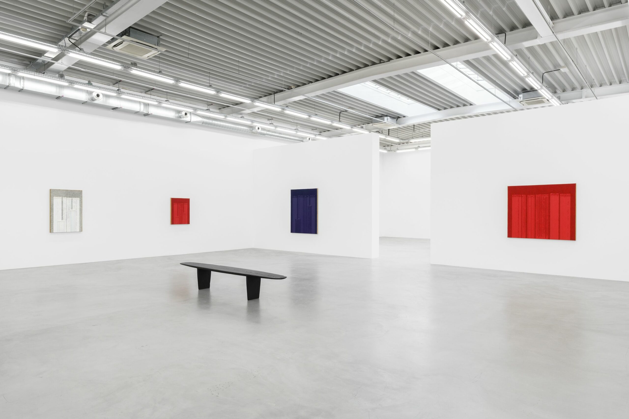 Installation view of Ha Chong-Hyun's solo exhibition, Almine Rech Brussels, on view from April 22 to June 27, 2026, Photography by Hugard & Vanoverschelde