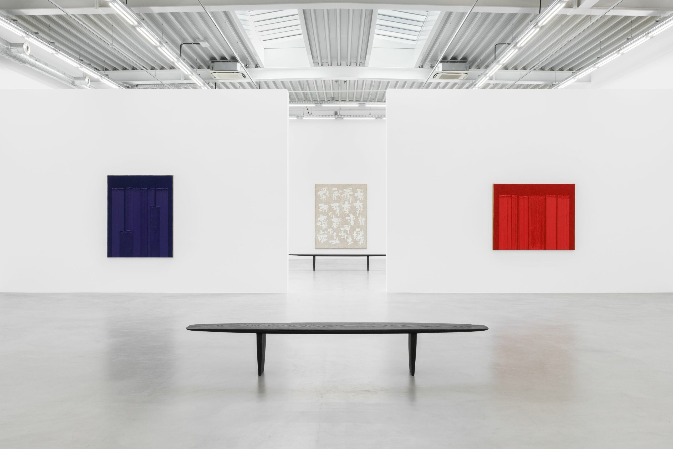 Installation view of Ha Chong-Hyun's solo exhibition, Almine Rech Brussels, on view from April 22 to June 27, 2026, Photography by Hugard & Vanoverschelde
