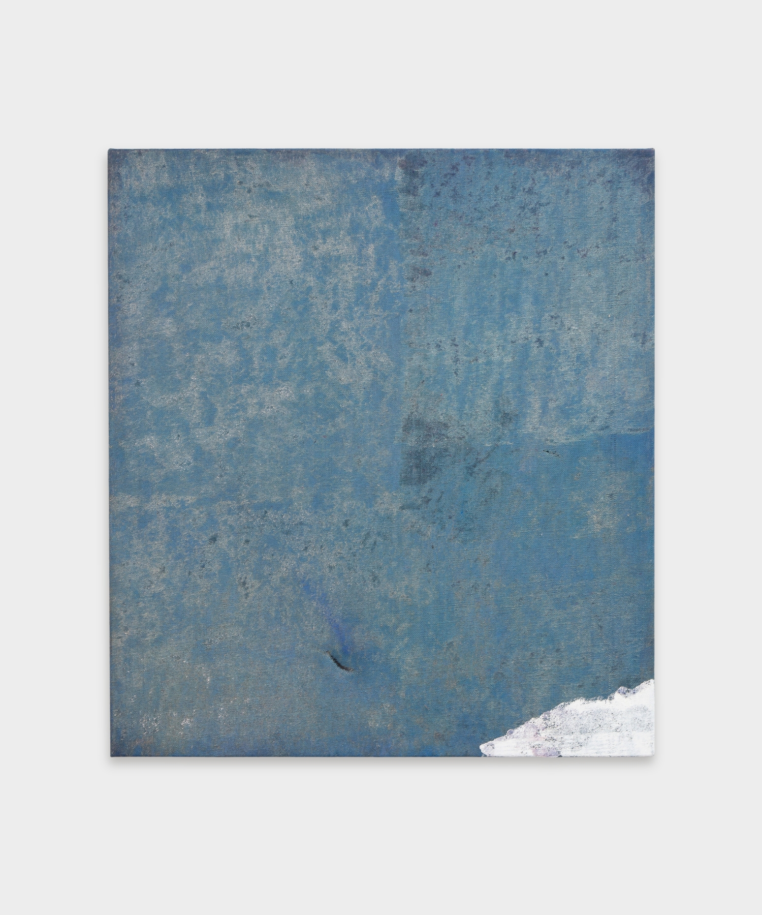 Tara McIntosh, Beach Towel, arcylic, ink, studio debris on hessian, 92x102cm © The Artist